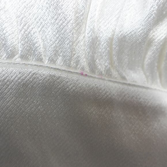 Ba&sh Nao White Sleeveless Open Back Shoulder Pad Top Blouse - Picture 14 of 14